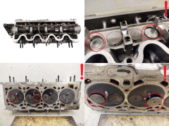 Topstykke Fiat Opel SAAB 55193091 1.9 JTD 8V 4