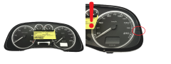 Speedometer Peugeot 307 9636708880 C 03 49342