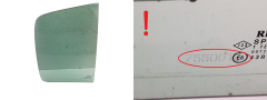 Dørrude Højre Bag Renault Clio 2 AS2 7700842897