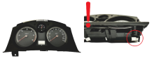 Speedometer Opel Astra H Zafira B 13216693PQ 53023