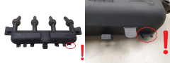 Tændspole 597074 5970A9 9628158580 1.1 1.4 Citroen Peugeot 206 89