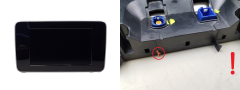 Navigationsdisplay Mercedes-Benz A2059004113 0263701254 Bosch 3