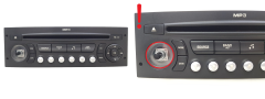 Radio Cd Mp3 Afspiller Citroen Peugeot 96633422XT A2C53119559