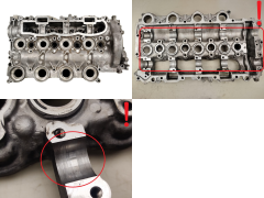 Topstykke Ford PSA Volvo 9655911480 9644994680 1.6 16V TDCI G8DB 18