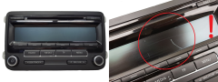 Radio CD-afspiller VW 1K0035186AQ 7642272360 Bosch