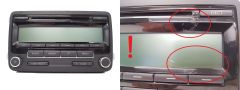 Radio CD-afspiller VW 1K0035186AA 7647201360 Blaupunkt 1382