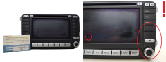 Radio CD-afspiller Navi VW Golf 1K0035198C 7612002071 Blaupunkt 0282