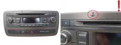 Radio CD-afspiller Seat Ibiza 4 IV 6J0035156 AZU