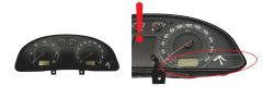 Omdrejningstæller Skoda Superb 3U0920811A 110080116007 VDO