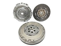 Dobbeltmassesvinghjul + kobling 9813701180 1623846280 Citroen Peugeot 1.2