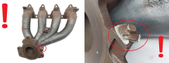 Udstødningsmanifold 8200137449 138083 Renault 1.8 2.0 16v 1083