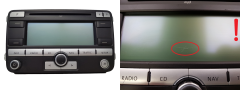 Radio Cd Mp3 Afspiller Navi Volkswagen 1K0035191D 7612002044 Blaupunkt 1096