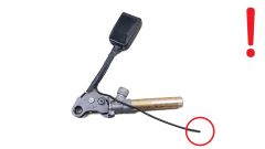 Sikkerhedsselefang Forside Venstre 036800 G 8972WQ Citroen Xsara