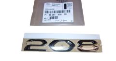 Emblem Bag Original 98284028DX Peugeot 208
