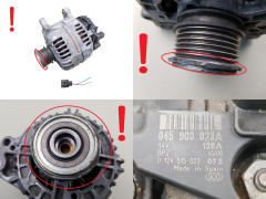 Generator 045903023A Bosch 0124515022 120A VW AG