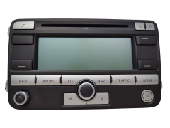 Radio Cd Mp3 Afspiller Navi VW Passat 1K0035191D 7612002044 Blaupunkt