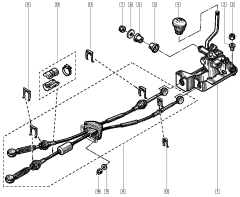Gearskiftekabel Original Renault Safrane 7701466936