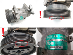 Aircondition Kompressor Renault 8200315744 SD6V12 1416K Sanden S11