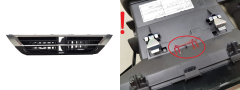 Ventilationsrist Citroen C4 3 98356482DX 9835648280 9833772280