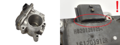 Spjældhusventil Renault Smart 161203912R H8201269254 1.0SCE