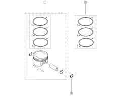 Stempelringe Original Renault 2.0 16v M4R 7701065053