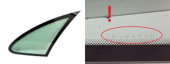 Karosserirude Højre Bag Citroen Xsara Picasso Saint-Gobain DOT211 M89 AS2