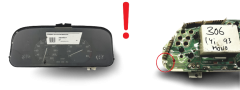Omdrejningstæller Peugeot 306 9610192480 09033509902 54763
