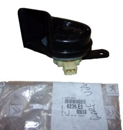 Horn Ny Original 6236E3 6236.E3 Citroen Peugeot Horn Ny Original 6236E3 6236.E3 Citroen Peugeot