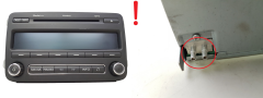 Radio Cd Mp3 Afspiller Skoda Fabia Roomster 5J0035161C DE2-633 Swing Delphi