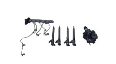 Brændstofpumpe og injektorer 167008960R 0445010404 0445110546 1.6dCi Renault