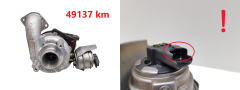 Turbolader 9686120680 GTC1244VZ 1.6 HDI TDCI PSA Ford Volvo 49137 km
