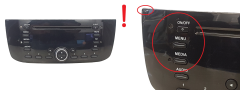 Radio CD-afspiller Fiat Punto Evo 7355354400 F199FL Delphi 1072