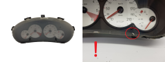 Omdrejningstæller Peugeot 206 9656696280 000500809 1590