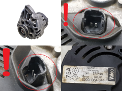 Generator 8200064344 SG7S012 Valeo 1.2 Renault Clio 2 Kangoo 1104
