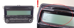 Radio CD-afspiller VW 1K0035186AA 7647201360 Blaupunkt 1058