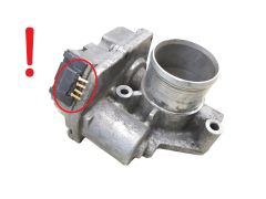 Spjældhusventil 7701062300 A2C53107575 Renault 1.9 2.5 DCI 1033