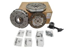 Dobbeltmassesvinghjul + kobling Ny Original 1666762180 Citroen Peugeot