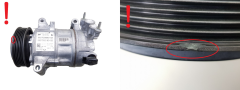 Aircondition Kompressor 9827528980 9827552180 Valeo VC S-12E Citroen Peugeot