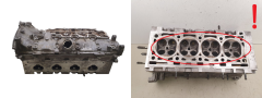 Topstykke 1640 7701475605 2.0 16v Turbo F4R760 Renault