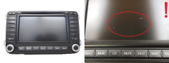 Radio CD-afspiller Navi Volkswagen 1K0035198B 7612002064 Blaupunkt 1101