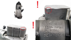 Oliefilternhus 9651813980 1103P0 1.6 HDI TDCi Citroen Peugeot Ford