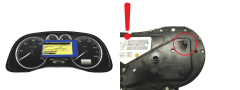 Omdrejningstæller Peugeot 307 9655476580 G00 49812