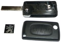 Nøglehus Peugeot 207 307 308 407 RCZ S61285 Nøglehus Peugeot 207 307 308 407 RCZ S61285