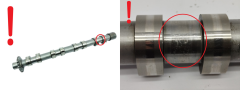 Knastaksel 9644216280 0801AC 2.0 HDI 16v Citroen Peugeot 1424