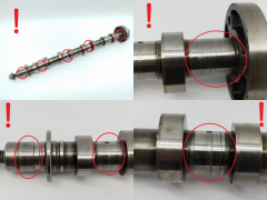Knastaksel 8200827922 8200456103 2.0 2.3 dCi Renault Opel Nissan 1100