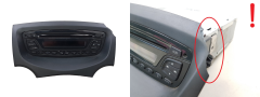 Radio CD-afspiller Ford KA 2 7354765230 28223223 B420 HIGH Delphi