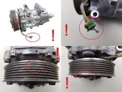 Aircondition Kompressor 9651911180 Sanden SD6C12 1350F Citroen Peugeot