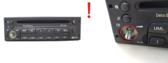 Radio CD-afspiller Opel 90566821 CDR500 2F4 GM Delco