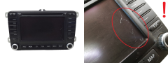 Radio CD-afspiller Navi VW 1T0035194D 7612002039 Blaupunkt