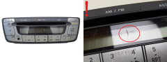Radio CD-afspiller C1 107 Aygo 86120-0H010 CQ-MS0570LC W53811 1086